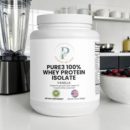 Pure3 100% Whey Protein Isolate (Vanilla)
