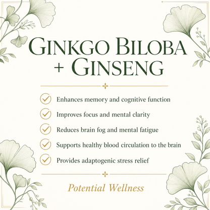 Ginkgo Biloba + Ginseng