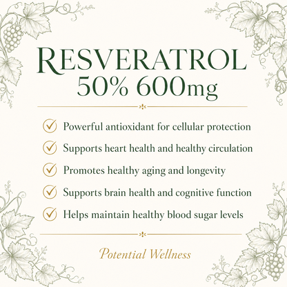 Resveratrol 50% 600mg
